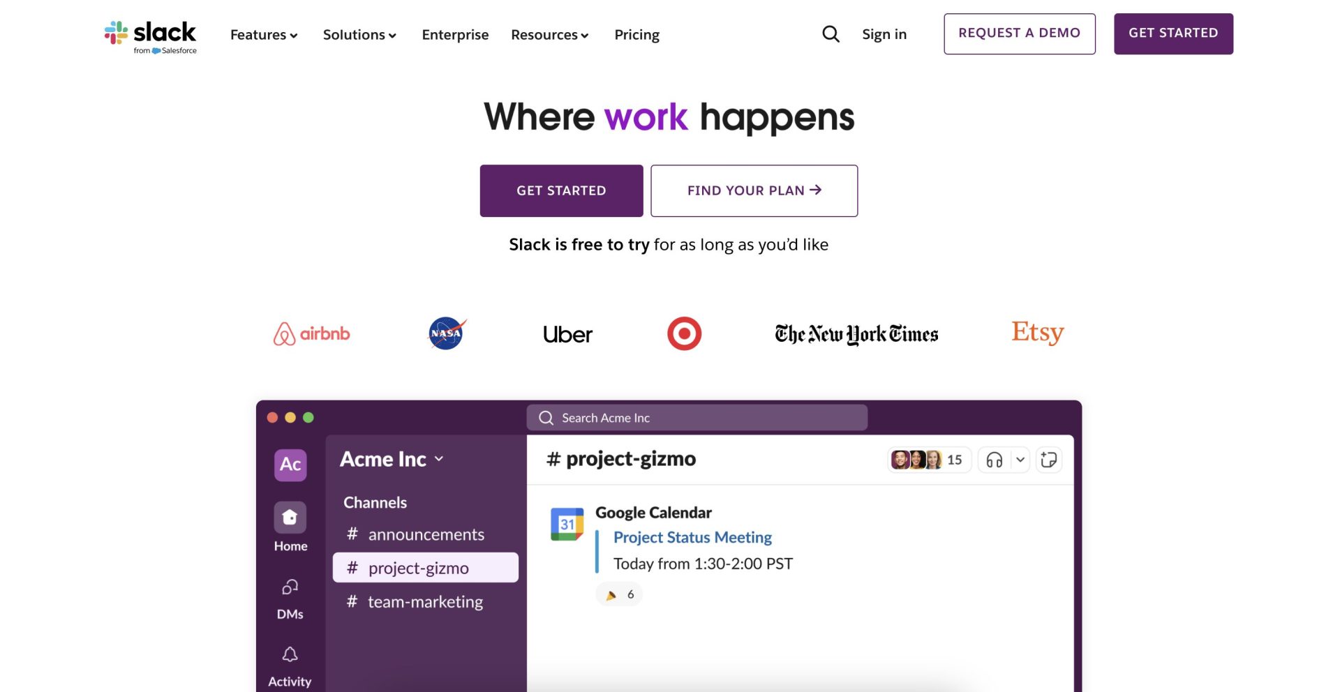 Slack - B2B Website Strategy Example Slack - B2B Website Strategy Example