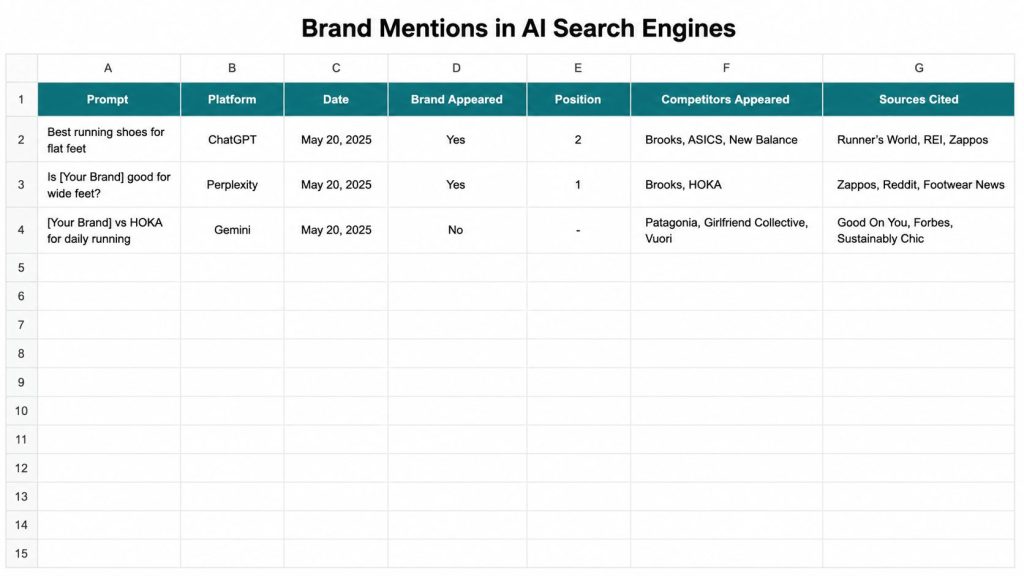 how to track brand mentions in ai search engine results